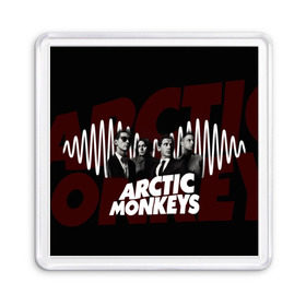 Магнит 55*55 с принтом Группа Arctic Monkeys в Новосибирске, Пластик | Размер: 65*65 мм; Размер печати: 55*55 мм | алекс тёрнер | арктик | арктические мартышки | гаражный | группа | дж ейми кук | инди рок | манкис | музыка | мэтт хелдер | ник о мэлли | обезьяна | постпанк ривайвл | психоделический | рок