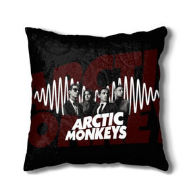 Подушка 3D с принтом Группа Arctic Monkeys в Новосибирске, наволочка – 100% полиэстер, наполнитель – холлофайбер (легкий наполнитель, не вызывает аллергию). | состоит из подушки и наволочки. Наволочка на молнии, легко снимается для стирки | алекс тёрнер | арктик | арктические мартышки | гаражный | группа | дж ейми кук | инди рок | манкис | музыка | мэтт хелдер | ник о мэлли | обезьяна | постпанк ривайвл | психоделический | рок