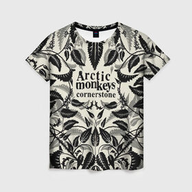 Женская футболка 3D с принтом Arctic Monkeys природа в Новосибирске, 100% полиэфир ( синтетическое хлопкоподобное полотно) | прямой крой, круглый вырез горловины, длина до линии бедер | алекс тёрнер | арктик | арктические мартышки | гаражный | группа | джейми кук | инди рок | манкис | музыка | мэтт хелдер | ник о мэлли | обезьяна | постпанк ривайвл | психоделический | рок