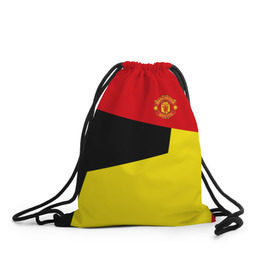 Рюкзак-мешок 3D с принтом Manchester United 2018 #11 в Новосибирске, 100% полиэстер | плотность ткани — 200 г/м2, размер — 35 х 45 см; лямки — толстые шнурки, застежка на шнуровке, без карманов и подкладки | Тематика изображения на принте: 