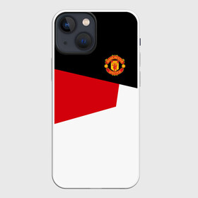 Чехол для iPhone 13 mini с принтом Manchester United 2018 12 в Новосибирске,  |  | emirates | fc | manchester united | абстракция | геометрия | зож | клуб | линии | манчестер юнайтед | модные | мяч | россии | спорт | спортивные | стиль | тренды | футбол | футбольный клуб | экстрим | эмблема