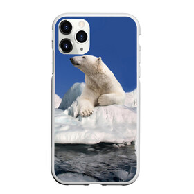 Чехол для iPhone 11 Pro матовый с принтом Арктика в Новосибирске, Силикон |  | animals | bear | ice | nature | polar bear | power | travel | белый медведь | животные | лёд | медведь | природа | путешествия | сила | снег