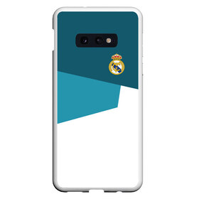 Чехол для Samsung S10E с принтом Real Madrid 2018 #5 в Новосибирске, Силикон | Область печати: задняя сторона чехла, без боковых панелей | Тематика изображения на принте: fc | football | football club | real madrid | sport | реал мадрид | спорт | спортивные | униформа | фк | футбол | футбольный клуб