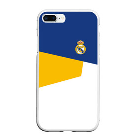 Чехол для iPhone 7Plus/8 Plus матовый с принтом Real Madrid 2018 #6 в Новосибирске, Силикон | Область печати: задняя сторона чехла, без боковых панелей | emirates | fc | real madrid | клуб | мяч | реал мадрид