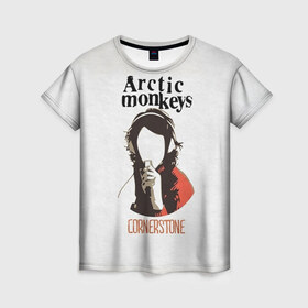 Женская футболка 3D с принтом Arctic Monkeys cornerstone в Новосибирске, 100% полиэфир ( синтетическое хлопкоподобное полотно) | прямой крой, круглый вырез горловины, длина до линии бедер | алекс тёрнер | арктик | арктические мартышки | гаражный | группа | джейми кук | инди рок | манкис | музыка | мэтт хелдер | ник о мэлли | обезьяна | постпанк ривайвл | психоделический | рок