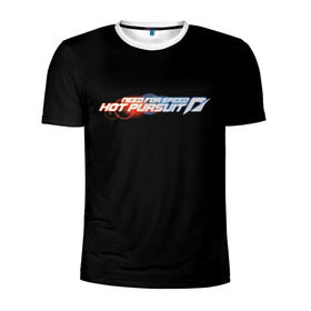 Мужская футболка 3D спортивная с принтом Need For Speed: Hot Pursuit в Новосибирске, 100% полиэстер с улучшенными характеристиками | приталенный силуэт, круглая горловина, широкие плечи, сужается к линии бедра | car | crew | dirt | forza | grid | nfs | race | гонки | машина | нфс