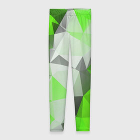 Леггинсы 3D с принтом Sport Abstract 2018 Green в Новосибирске, 80% полиэстер, 20% эластан | Эластичный пояс, зауженные к низу, низкая посадка | абстракция | геометрия | желтый | краски | линии | мода | модные | пирамиды | полосы | серый | тренды | треугольники | узоры | фигуры | цвет