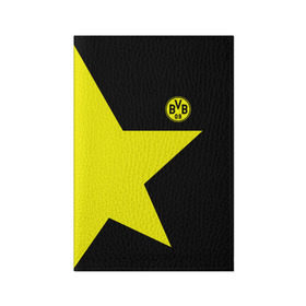 Обложка для паспорта матовая кожа с принтом FC Borussia Dortmund 2018 в Новосибирске, натуральная матовая кожа | размер 19,3 х 13,7 см; прозрачные пластиковые крепления | Тематика изображения на принте: боруссия | дортмунд
