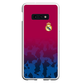 Чехол для Samsung S10E с принтом Real Madrid 2018 Military 2 в Новосибирске, Силикон | Область печати: задняя сторона чехла, без боковых панелей | emirates | fc | real madrid | клуб | реал мадрид