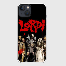 Чехол для iPhone 13 с принтом LORDI в Новосибирске,  |  | Тематика изображения на принте: mr. lordi | лорди