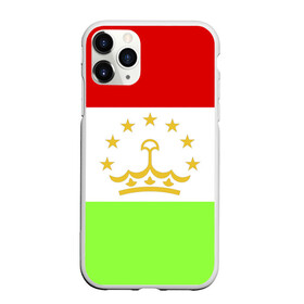 Чехол для iPhone 11 Pro матовый с принтом Флаг Таджикистана в Новосибирске, Силикон |  | парчами точикистон | таджикистан | точикистон | флаг | флаг таджикистана