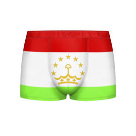 Мужские трусы 3D с принтом Флаг Таджикистана в Новосибирске, 50% хлопок, 50% полиэстер | классическая посадка, на поясе мягкая тканевая резинка | парчами точикистон | таджикистан | точикистон | флаг | флаг таджикистана
