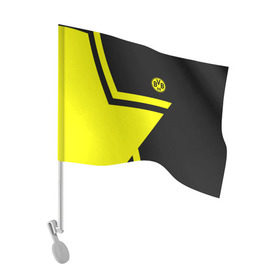 Флаг для автомобиля с принтом FC Borussia Dortmund 2018 Star в Новосибирске, 100% полиэстер | Размер: 30*21 см | borussia | fc | football | football club | sport | боруссия | спорт | спортивные | униформа | фирменные цвета | фк | футбол | футбольный клуб