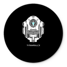 Коврик круглый с принтом Titanfall в Новосибирске, резина и полиэстер | круглая форма, изображение наносится на всю лицевую часть | мех | мехи | пилот | пилоты | спектр | спектры | титан