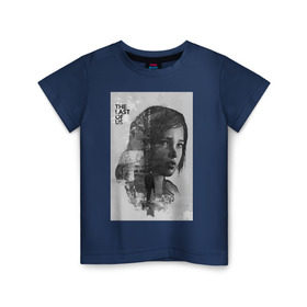 Детская футболка хлопок с принтом The Last of Us в Новосибирске, 100% хлопок | круглый вырез горловины, полуприлегающий силуэт, длина до линии бедер | Тематика изображения на принте: гриб | грибы | джоэл | кордицепс | элли