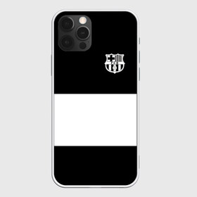 Чехол для iPhone 12 Pro Max с принтом FC Barcelona Black Collection в Новосибирске, Силикон |  | black collection | fc | fc barcelona | fcb | fly emirates | ronaldo | барселона | зож | клуб | линии | месси | модные | мяч | реал мадрид | спорт | спортивные | тренды | футбол | футбольный клуб | эмблема