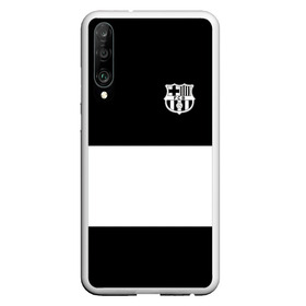 Чехол для Honor P30 с принтом FC Barcelona Black Collection в Новосибирске, Силикон | Область печати: задняя сторона чехла, без боковых панелей | black collection | fc | fc barcelona | fcb | fly emirates | ronaldo | барселона | зож | клуб | линии | месси | модные | мяч | реал мадрид | спорт | спортивные | тренды | футбол | футбольный клуб | эмблема