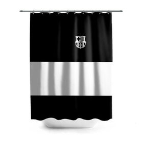 Штора 3D для ванной с принтом FC Barcelona Black Collection в Новосибирске, 100% полиэстер | плотность материала — 100 г/м2. Стандартный размер — 146 см х 180 см. По верхнему краю — пластиковые люверсы для креплений. В комплекте 10 пластиковых колец | black collection | fc | fc barcelona | fcb | fly emirates | ronaldo | барселона | зож | клуб | линии | месси | модные | мяч | реал мадрид | спорт | спортивные | тренды | футбол | футбольный клуб | эмблема