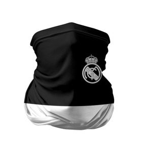 Бандана-труба 3D с принтом Real Madrid Black Collection в Новосибирске, 100% полиэстер, ткань с особыми свойствами — Activecool | плотность 150‒180 г/м2; хорошо тянется, но сохраняет форму | emirates | fc | real madrid | клуб | мяч | реал мадрид