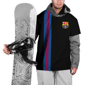 Накидка на куртку 3D с принтом FC Barcelona Line Collection в Новосибирске, 100% полиэстер |  | Тематика изображения на принте: fc | барселона | эмблема