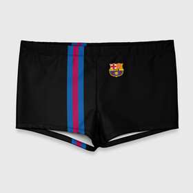 Мужские купальные плавки 3D с принтом FC Barcelona Line Collection в Новосибирске, Полиэстер 85%, Спандекс 15% |  | fc | барселона | эмблема