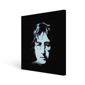 Холст квадратный с принтом Джон Леннон 7 в Новосибирске, 100% ПВХ |  | john lennon | the beatles | битлс | джон леннон