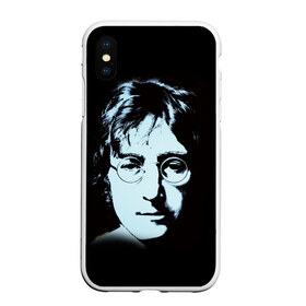 Чехол для iPhone XS Max матовый с принтом Джон Леннон 7 в Новосибирске, Силикон | Область печати: задняя сторона чехла, без боковых панелей | john lennon | the beatles | битлс | джон леннон