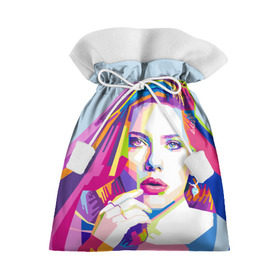 Подарочный 3D мешок с принтом Scarlett Johansson в Новосибирске, 100% полиэстер | Размер: 29*39 см | scarlett johansson | скарлет йохансон | скарлетт йоханссон