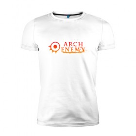 Мужская футболка премиум с принтом Arch Enemy в Новосибирске, 92% хлопок, 8% лайкра | приталенный силуэт, круглый вырез ворота, длина до линии бедра, короткий рукав | 
