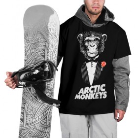Накидка на куртку 3D с принтом Arctic Monkeys в Новосибирске, 100% полиэстер |  | алекс тёрнер | арктик | арктические мартышки | гаражный | группа | джейми кук | инди рок | манкис | музыка | мэтт хелдер | ник о мэлли | обезьяна | постпанк ривайвл | психоделический | рок