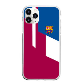 Чехол для iPhone 11 Pro Max матовый с принтом FC Barcelona 2018 в Новосибирске, Силикон |  | fc | барселона | эмблема