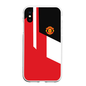 Чехол для iPhone XS Max матовый с принтом Manchester United 2018 New в Новосибирске, Силикон | Область печати: задняя сторона чехла, без боковых панелей | Тематика изображения на принте: emirates | fc | manchester united | абстракция | геометрия | зож | клуб | линии | манчестер юнайтед | модные | мяч | россии | спорт | спортивные | стиль | тренды | футбол | футбольный клуб | экстрим | эмблема