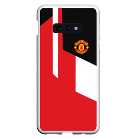 Чехол для Samsung S10E с принтом Manchester United 2018 New в Новосибирске, Силикон | Область печати: задняя сторона чехла, без боковых панелей | Тематика изображения на принте: emirates | fc | manchester united | абстракция | геометрия | зож | клуб | линии | манчестер юнайтед | модные | мяч | россии | спорт | спортивные | стиль | тренды | футбол | футбольный клуб | экстрим | эмблема