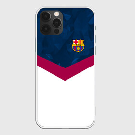 Чехол для iPhone 12 Pro с принтом FC Barcelona 2018 New в Новосибирске, силикон | область печати: задняя сторона чехла, без боковых панелей | fc | fc barcelona | fcb | fly emirates | ronaldo | абстракция | барселона | геометрия | зож | клуб | линии | месси | модные | мяч | реал мадрид | спорт | спортивные | тренды | футбол | футбольный клуб | эмблема