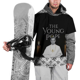 Накидка на куртку 3D с принтом Молодой Папа | The Young Pope в Новосибирске, 100% полиэстер |  | the young pope | молодой папа