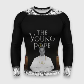 Мужской рашгард 3D с принтом Молодой Папа | The Young Pope в Новосибирске,  |  | Тематика изображения на принте: the young pope | молодой папа