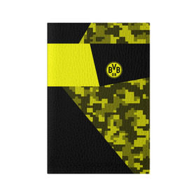 Обложка для паспорта матовая кожа с принтом Borussia Dortmund 2018 Sport в Новосибирске, натуральная матовая кожа | размер 19,3 х 13,7 см; прозрачные пластиковые крепления | боруссия | дортмунд