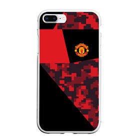 Чехол для iPhone 7Plus/8 Plus матовый с принтом Manchester United 2018 Sport в Новосибирске, Силикон | Область печати: задняя сторона чехла, без боковых панелей | emirates | fc | manchester united | абстракция | геометрия | зож | клуб | линии | манчестер юнайтед | модные | мяч | россии | спорт | спортивные | стиль | тренды | футбол | футбольный клуб | экстрим | эмблема