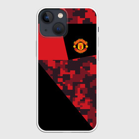 Чехол для iPhone 13 mini с принтом Manchester United 2018 Sport в Новосибирске,  |  | emirates | fc | manchester united | абстракция | геометрия | зож | клуб | линии | манчестер юнайтед | модные | мяч | россии | спорт | спортивные | стиль | тренды | футбол | футбольный клуб | экстрим | эмблема