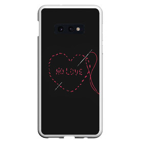 Чехол для Samsung S10E с принтом Face No Love Фэйс в Новосибирске, Силикон | Область печати: задняя сторона чехла, без боковых панелей | rap | рэпер | фейс | фэйс