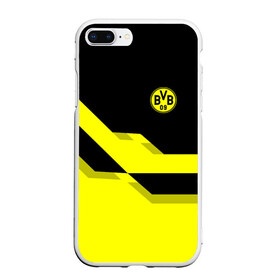 Чехол для iPhone 7Plus/8 Plus матовый с принтом FC Borussia Dortmund 2018 в Новосибирске, Силикон | Область печати: задняя сторона чехла, без боковых панелей | Тематика изображения на принте: боруссия | дортмунд