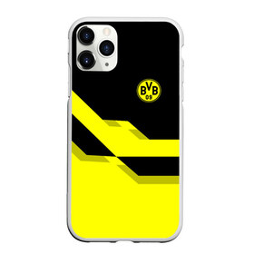 Чехол для iPhone 11 Pro матовый с принтом FC Borussia Dortmund 2018 в Новосибирске, Силикон |  | боруссия | дортмунд