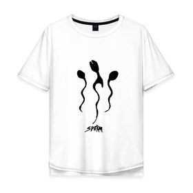 Мужская футболка хлопок Oversize с принтом OOMPH! Sperm 1 в Новосибирске, 100% хлопок | свободный крой, круглый ворот, “спинка” длиннее передней части | andreas crap | defekt | dero goi | des wahnsinns fette beut | ego | glaubeliebetod | monster | oomph | plastik | robert flux | sperm | unrein | wahrheit oder pflicht | wunschkind