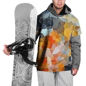 Накидка на куртку 3D с принтом Мозаика в блеске в Новосибирске, 100% полиэстер |  | Тематика изображения на принте: abstraction | абстракция | геометрия | грани | линии | полигоны | розовый | сочетания | текстура | треугольники
