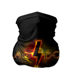Бандана-труба 3D с принтом AC/DC огонь в Новосибирске, 100% полиэстер, ткань с особыми свойствами — Activecool | плотность 150‒180 г/м2; хорошо тянется, но сохраняет форму | ac dc | acdc | ангус янг | блюз рок | крис слэйд | надпись | рок группа | рок н ролл | стиви янг | хард рок | эксл роуз