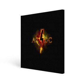 Холст квадратный с принтом AC/DC огонь в Новосибирске, 100% ПВХ |  | ac dc | acdc | ангус янг | блюз рок | крис слэйд | надпись | рок группа | рок н ролл | стиви янг | хард рок | эксл роуз