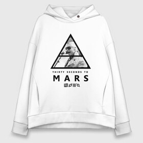 Женское худи Oversize хлопок с принтом Thirty Seconds to Mars в Новосибирске, френч-терри — 70% хлопок, 30% полиэстер. Мягкий теплый начес внутри —100% хлопок | боковые карманы, эластичные манжеты и нижняя кромка, капюшон на магнитной кнопке | 30 seconds to mars | 30 секунд до марса | 30stm | thirty seconds to mars | альтернативный | гранж | группа | джаред | лето | нео | орел | пост | прогрессивны | прогрессивный | рок | хард | шеннон