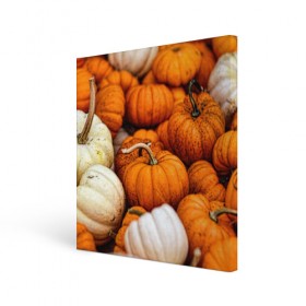 Холст квадратный с принтом тыквы в Новосибирске, 100% ПВХ |  | Тематика изображения на принте: halloween | дача | овощи | октябрь | оранжевый | осень | сентябрь | тыква | хеллуин