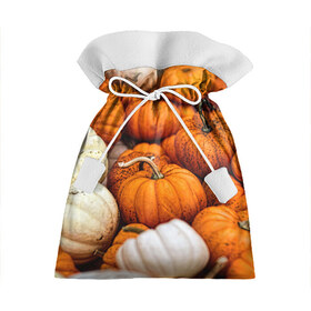 Подарочный 3D мешок с принтом тыквы в Новосибирске, 100% полиэстер | Размер: 29*39 см | halloween | дача | овощи | октябрь | оранжевый | осень | сентябрь | тыква | хеллуин