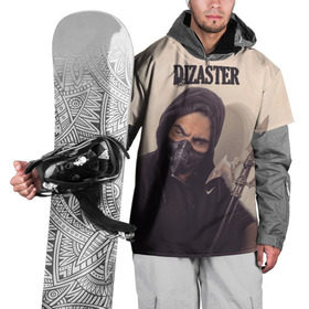 Накидка на куртку 3D с принтом Dizaster в Новосибирске, 100% полиэстер |  | dizaster | king of the dot | oxxxymiron | versus | versus battle | батл рэп | дизастер | окимирон